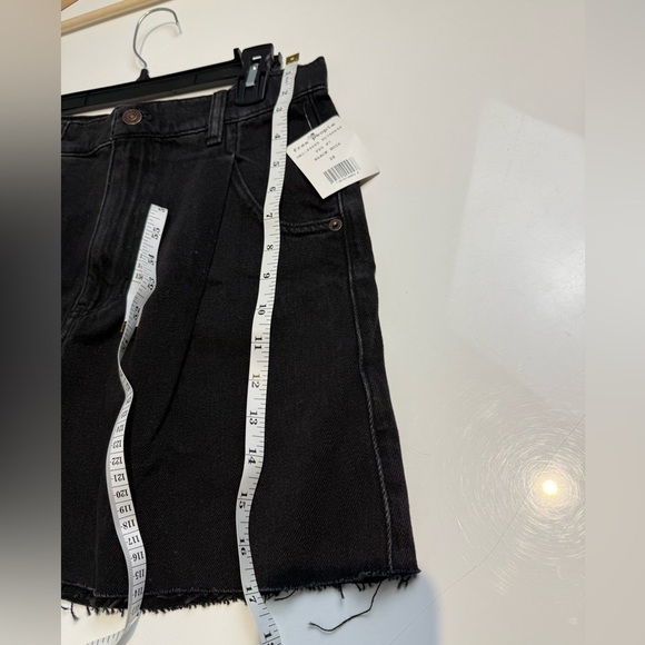 Free People Black Denim Skirt Size 28 New - Picture 8 of 8